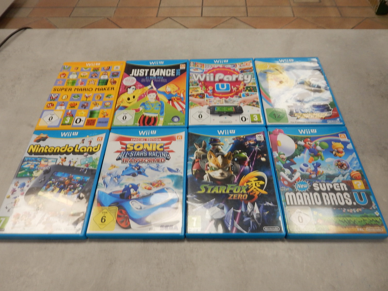 Nintendo Wii U Premium 32GB, Inklusive GamePad, Sensorleiste und 20 Spielen. | Zustand: Sehr Gut | Farbe: schwarz – Bild 5