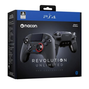 Nacon Revolution Unlimited Pro, Wireless Gaming Controller für PS4 | PC, mit Originalverpackung (OVP). | Zustand: Neu | Farbe: schwarz