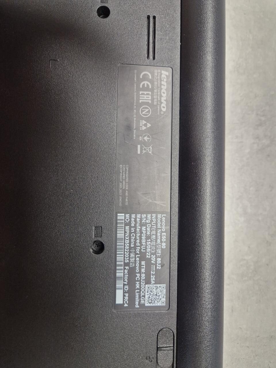 Lenovo E50, i5-5200U 8GB Ram DDR3 128gb SSD mit Ladegerät. | Zustand: Gut – Bild 4