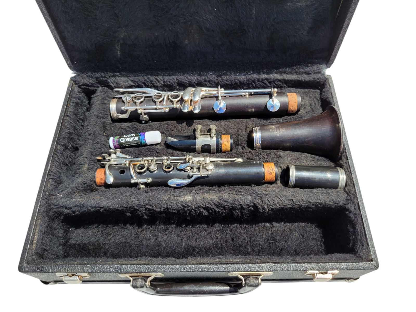 Buffet Crampon A Paris Klarinette, Vintage Klarinette in A mit Koffer, oft Modell B63 oder ähnliches aus der Zeit um 1971. | Zustand: Gut