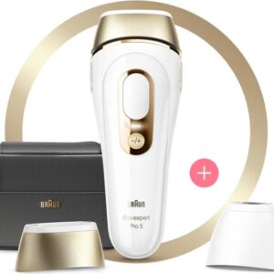 Braun Silk-expert Pro 5 PL5140, IPL-Haarentferner, OVP, mit Skin Pro 2.0 Technologie, weiß | gold. | Zustand: Neu