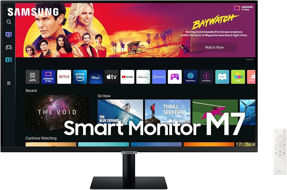 Samsung M70B 32 Zoll 4K (2023), 32 Zoll 4K UHD Smart Monitor mit USB-C, WLAN und Lautsprechern. | Zustand: Sehr Gut