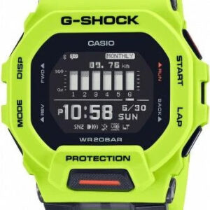 Casio G-Shock GBD-200-9ER, G-Squad, neongelb, OVP, Bluetooth, 200m WR, Fitness Tracking | Zustand: Wie Neu
