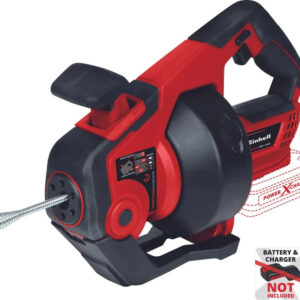 Einhell TE-DA 18/760 Solo, Akku-Rohrreinigungsmaschine, ohne Akku | Ladegerät, 7,6m Spirale, für Rohre 16-55mm. | Zustand: Neu