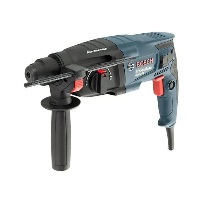 Bosch GBH 2-21 Bohr-/Meißelhammer, Elektro-Bohr- | Meißelhammer, 720W, 2,0J, blau | schwarz, inkl. Koffer. | Zustand: Gut