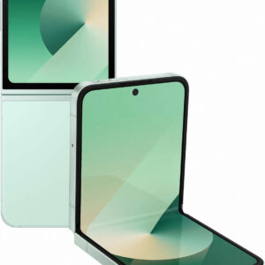 Samsung Z Flip 6 256GB, Faltbares Smartphone, 256GB Speicher, Farbe Mint | HelLadegerätrün, verpackt | SimLock: Frei | Zustand: Neu | Farbe: gruen | Akku: 100%