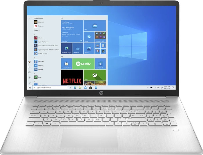HP Laptop 17-cp0667ng, hp laptop 17-cp0667ng, natural silver, ryzen 7 5700u, 16gb ram, 512gb ssd, windows 11 home, mit ladegerät | Zustand: Sehr Gut