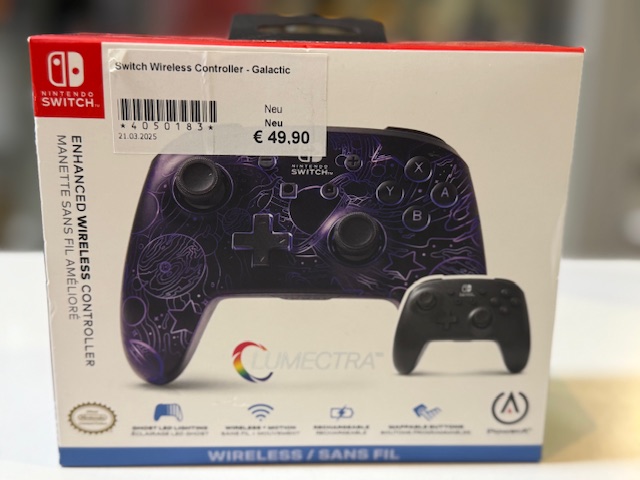 PowerA Switch Wireless Controller Galactic, Enhanced Wireless Controller für Nintendo Switch mit Lumectra, RGB-LEDs, wiederaufladbar. | Zustand: Neu – Bild 2