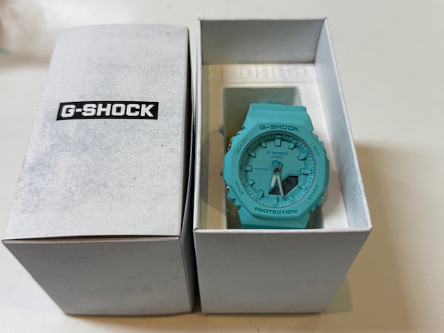 Casio G-Shock GMA-P2100-2AER Türkis, Damen Armbanduhr, Ana-Digi, 200m WR, mit Originalverpackung | Zustand: Sehr Gut – Bild 2