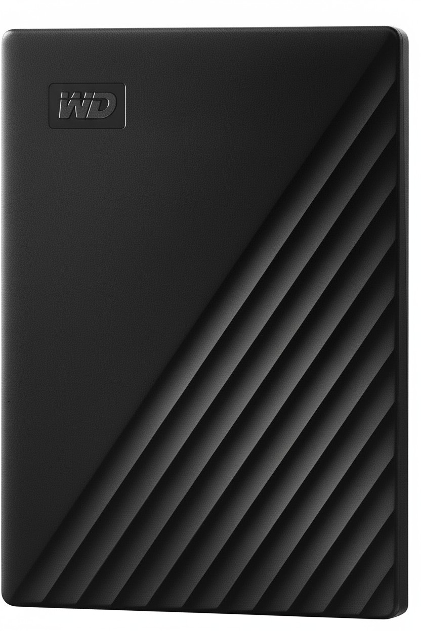 WD My Passport 1TB, Externe tragbare Festplatte, USB 3.0, schwarz, mit Verschlüsselung. | Zustand: Neu