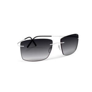 Silhouette Avior 8741 Titanium, Randlose Sonnenbrille mit Verlaufstönung, inkl. Originalverpackung und Hülle. | Zustand: Wie Neu