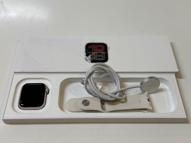 Apple Watch SE 3 GPS+Cell 40mm Polarstern, Mit Verpackung und Ladekabel, Batteriezustand 100%. | Zustand: Sehr Gut – Bild 2
