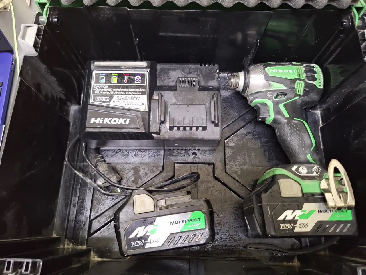 Hikoki WH18DBDL2 Schlagschrauber, Mit Koffer, 2x 5.0Ah Akkus und Ladegerät | Zustand: Gut – Bild 2