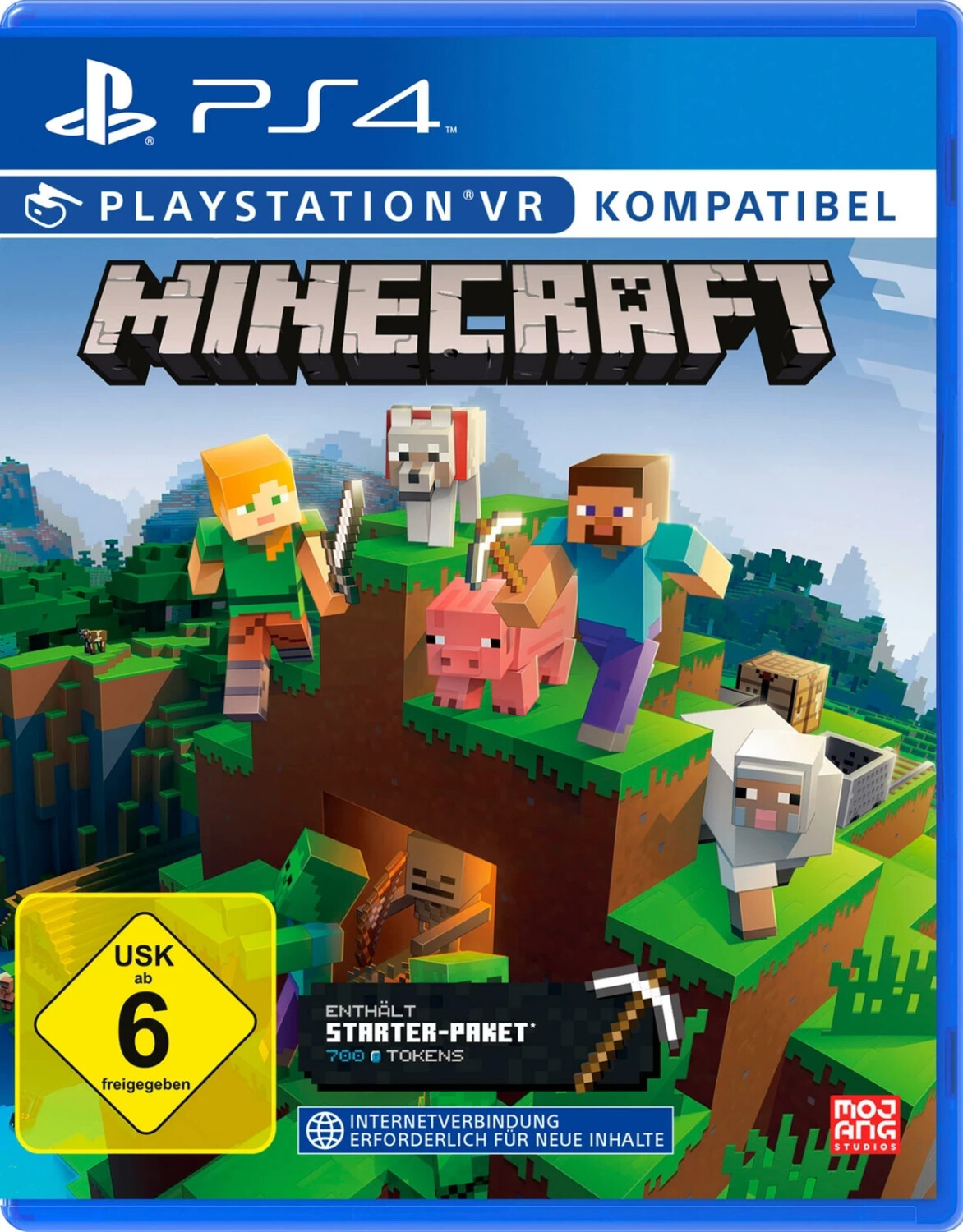 Minecraft Starter Collection PS4, OVP, versiegeltes Spiel für die PlayStation 4 mit zusätzlichen Inhalten. | Zustand: Neu