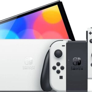 Nintendo Switch OLED, OVP, mit .org. Revchnung MediaMarkt vom 10.02.2025, + Mario Kraft Spiele | Zustand: Sehr Gut | Farbe: schwarz