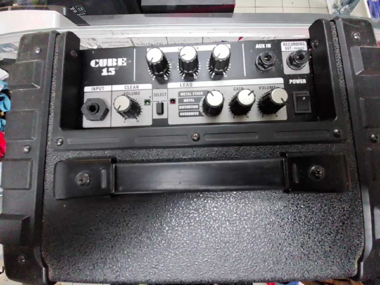 Roland Cube-15 18W Verstärker, nur abholung vor ort | Zustand: Gut | Farbe: schwarz – Bild 2