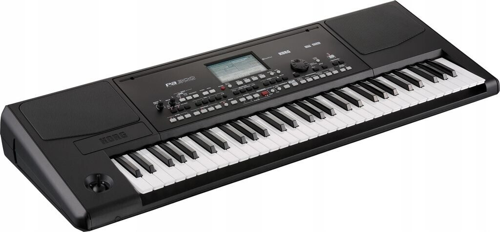 Korg Pa300 Schwarz, Arranger Keyboard mit 61 Tasten, Anschlagdynamik und Netzteil | Zustand: Sehr Gut
