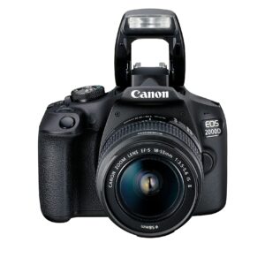 Canon EOS 2000D EF-S 18-55mm IS II, DSLR mit 24,1 MP, Full-HD, WLAN, ca. 100 Auslösungen. | Zustand: Wie Neu