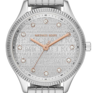 Michael Kors Lexington MK6797, Damenuhr, Quarzwerk, EdelstahLadegerätehäuse und -armband, silbernes Zifferblatt, 36mm, 5 ATM. | Zustand: Sehr Gut