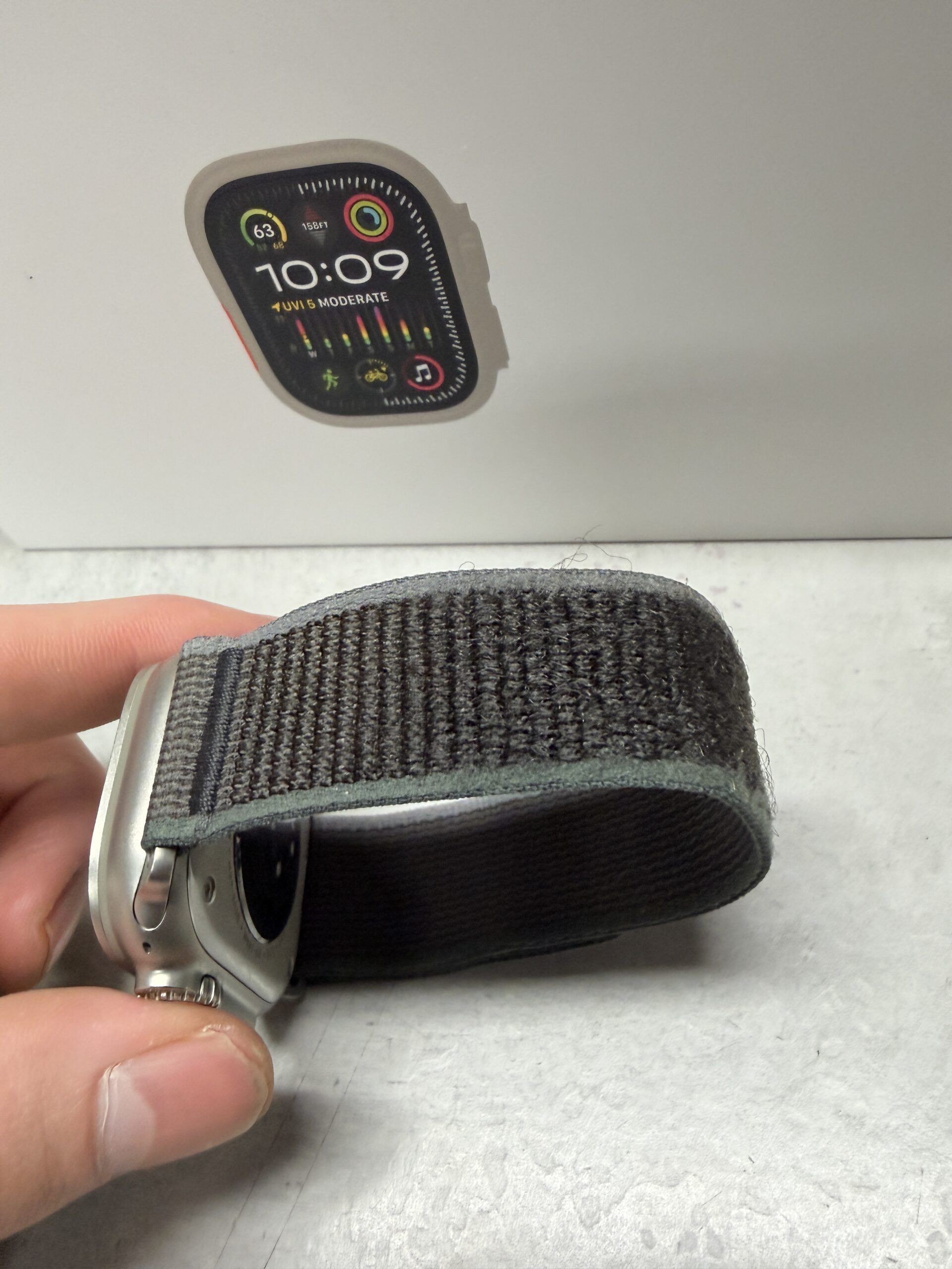 Apple Watch Ultra 2, OVP, Mit Alpine Loop Band, Akku 94% Kapazität, inkl. Ladekabel. | Zustand: Sehr Gut | Farbe: schwarz – Bild 4