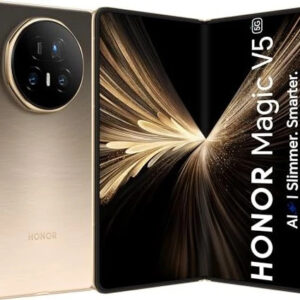 Honor Magic V5 Dawn Gold, 512GB, 16GB RAM, Global Version, Faltbares Smartphone mit Snapdragon 8 Elite. | SimLock: Frei | Zustand: Wie Neu | Farbe: gold | Akku: 100%