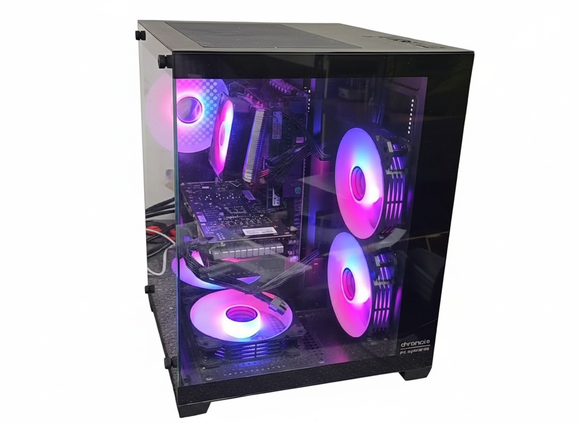 Chronicle PC Xeon E5-2666 v3/GTX 1660S, Custom PC mit Xeon E5-2666 v3, GTX 1660 SUPER, 16GB RAM, 238GB SSD, inkl. Tastatur | Maus, Staubablagerungen. Mit Rechnung | Zustand: Sehr Gut – Bild 2