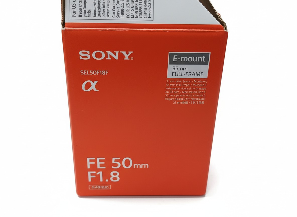 Sony FE 50mm F1.8 SEL50F18F Schwarz, E-Mount, Full-Frame Objektiv mit 50mm Brennweite und f | 1.8, inkl. OVP und Deckel. | Zustand: Sehr Gut – Bild 4