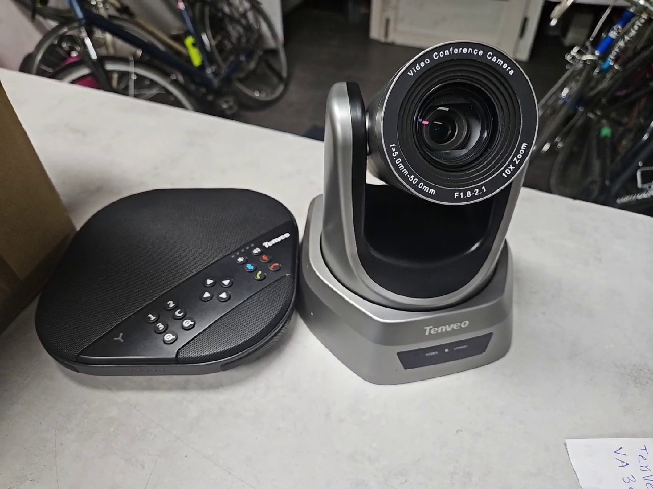Tenveo TEVO-VA3000 10x Zoom, HD PTZ Kamera mit Speakerphone, inkl. Zubehör und OVP. | Zustand: Wie Neu
