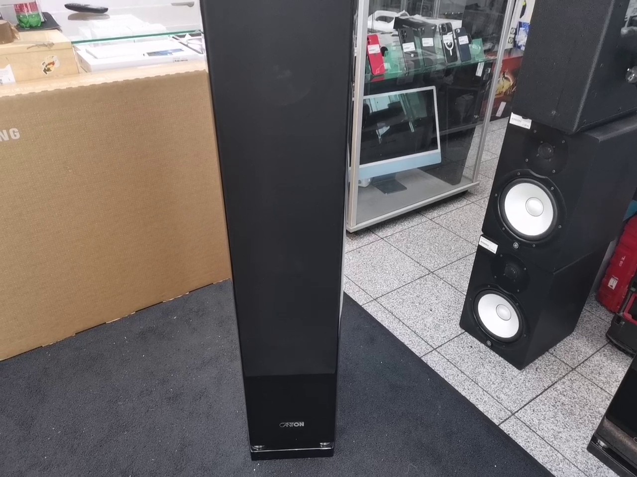 Canton Vento 890 DC, Standlautsprecher, Schwarz Hochglanz, 3-Wege Bassreflex, 180 | 340 Watt, 4 Ohm, 1 Stück. | Zustand: Sehr Gut – Bild 3