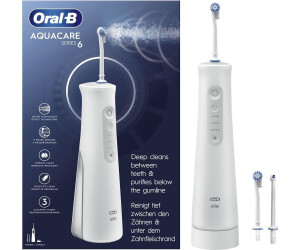 Oral-B AquaCare 6 Pro Expert JAS22 weiß, Kabellose Munddusche mit Oxyjet-Technologie, 3 Intensitäten und 2 Wasserstrahlen. OVP. | Zustand: Neu – Bild 2