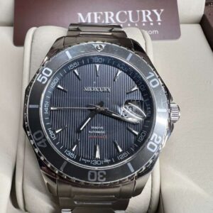 Mercury Seadive Automatic, Herrenuhr mit Automatikwerk, Zifferblatt dunkeLadegerätrau, mit Originalverpackung (ovp) | Zustand: Sehr Gut