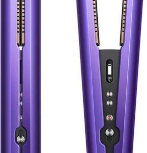 Dyson Corrale Schwarz/Violett, Kabelloser Haarglätter mit flexiblen Heizplatten für weniger Haarschäden. Mit Ladestation | Zustand: Sehr Gut