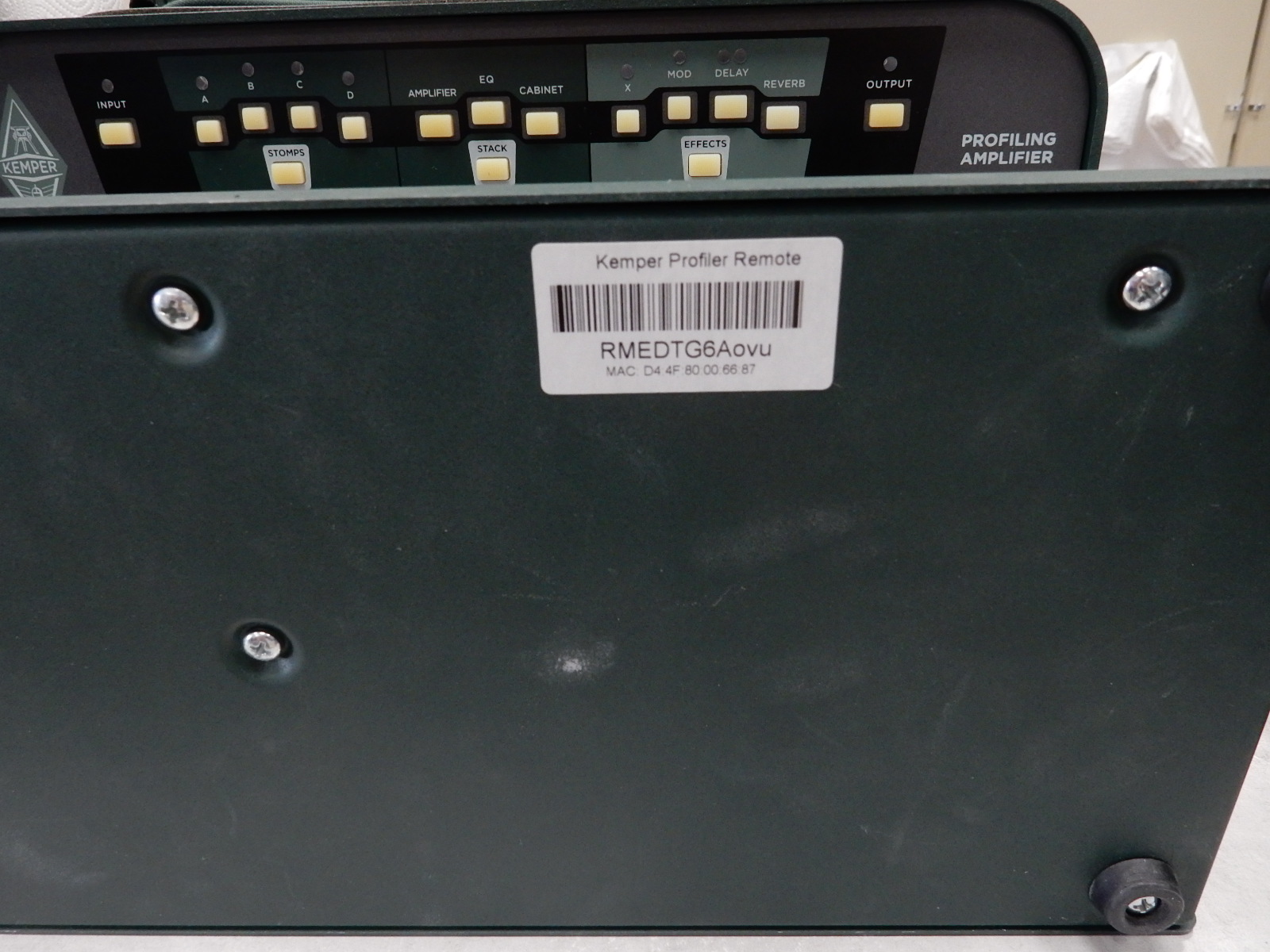 Kemper Powerhead Mk1 mit Remote, Kemper Profiler Powerhead Mk1 mit Kemper Profiler Remote und Tragetasche, Farbe Grün | DunkeLadegerätrau. | Zustand: Sehr Gut – Bild 4