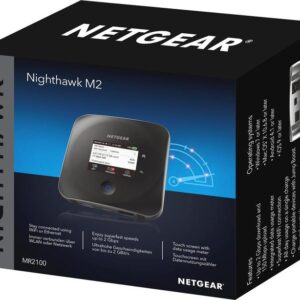 Netgear Nighthawk M2 MR2100, 4G LTE Mobile Router mit Touchscreen, bis zu 2 Gbit | s Download. | Zustand: Neu