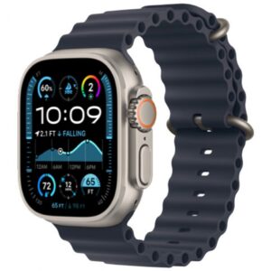Apple Watch Ultra 2 GPS+Cell 49mm Natur, Titan, Ocean-Armband, Akku 96%, ohne OVP | Zustand: Sehr Gut