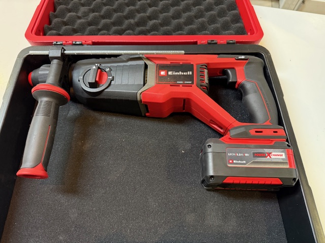 Einhell TP-HD 18/26 Li BL, Akku-Bohrhammer, inkl. Koffer, 5.2Ah Akku, Rechnung 09 | 2025 | ohne Ladegerät | Zustand: Wie Neu – Bild 2