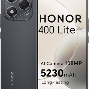 Honor 400 Lite 256GB, Mit OVP, 256GB Speicher, 108MP Kamera, AMOLED 120Hz. | SimLock: Frei | Zustand: Wie Neu | Farbe: schwarz | Akku: 100%