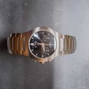 Longines Oposition L3.118.4, Herren | Unisex Quarz Chronograph, Stahl, schwarzes Zifferblatt, Datum | Zustand: Gut