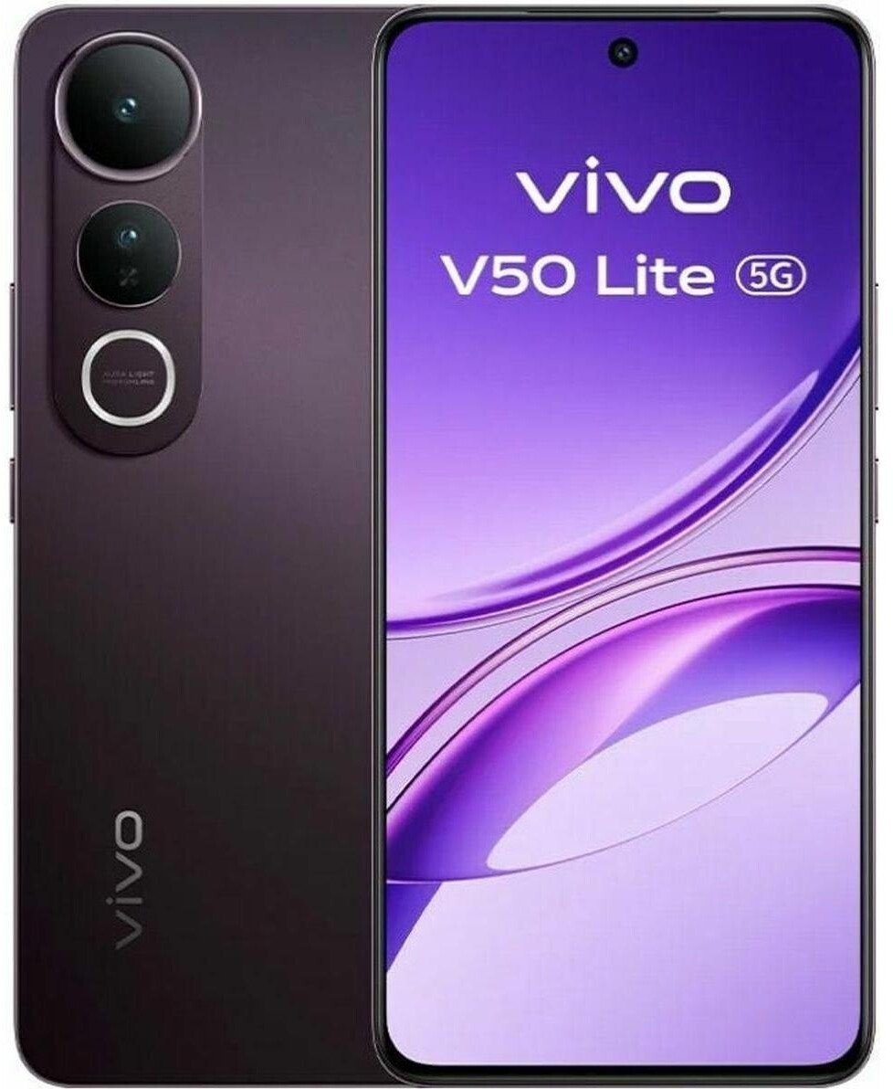 Vivo V50 Lite 5G 256GB, 6500 mAh Akku, 50 MP Kamera, 12 GB RAM, 6.77 | SimLock: Frei | Zustand: Sehr Gut | Farbe: Phantom Black | Akku: