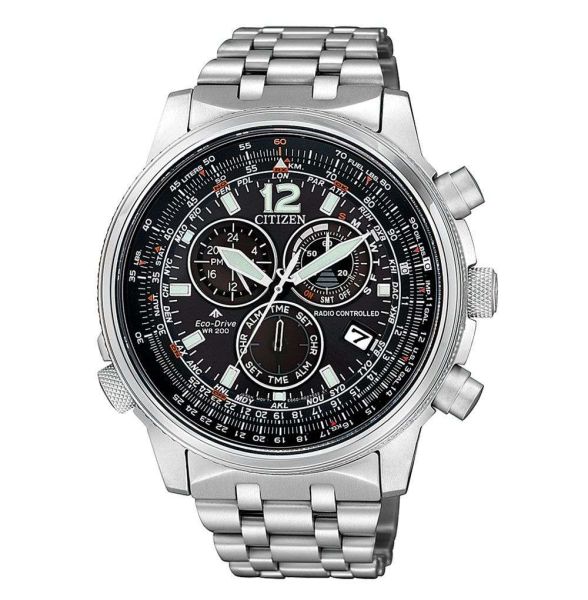 Citizen Promaster Sky CB5860-86E, Eco-Drive, Radio-Controlled, Chronograph, mit Lederarmband, OVP | Zustand: Sehr Gut