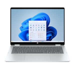 HP OmniBook 5 Flip 14 Glacier Silver, i7-1355U, 16GB RAM, 512GB SSD, Iris Grafik | Zustand: Wie Neu