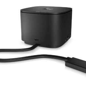 HP Thunderbolt Dock G2, Dockingstation ohne Netzteil, schwarz, vielseitige Anschlüsse, ideal für HP Notebooks. | Zustand: Sehr Gut