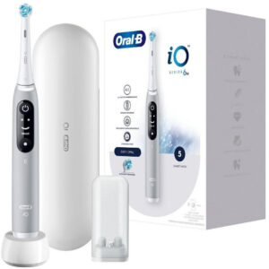Oral-B iO Series 6N Grey Opal, Elektrische Zahnbürste, OVP, mit Reiseetui und 5 Putzmodi. | Zustand: Neu
