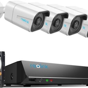 Reolink RLK8-800B4 Set, 4K PoE Überwachungskamera Set mit NVR, 8MP Kameras, 2TB HDD, OVP | Zustand: Wie Neu