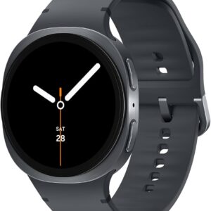Samsung Galaxy Watch8 40mm Graphite, Bluetooth Smartwatch, Modelljahr 2025, Aluminiumgehäuse, Silikonband. |  mit OVP | Zustand: Wie Neu
