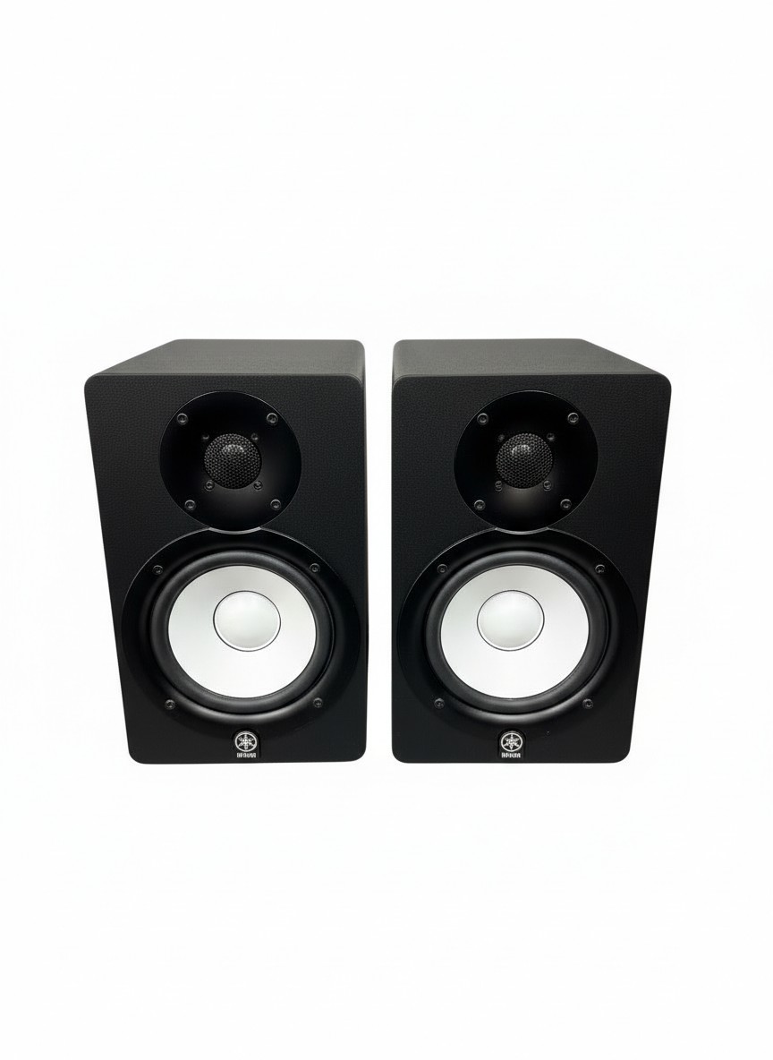 Yamaha HS50M Paar Schwarz, Bi-amplified Nahfeld-Studiomonitore, 5 | Zustand: Gut | Farbe: schwarz – Bild 3