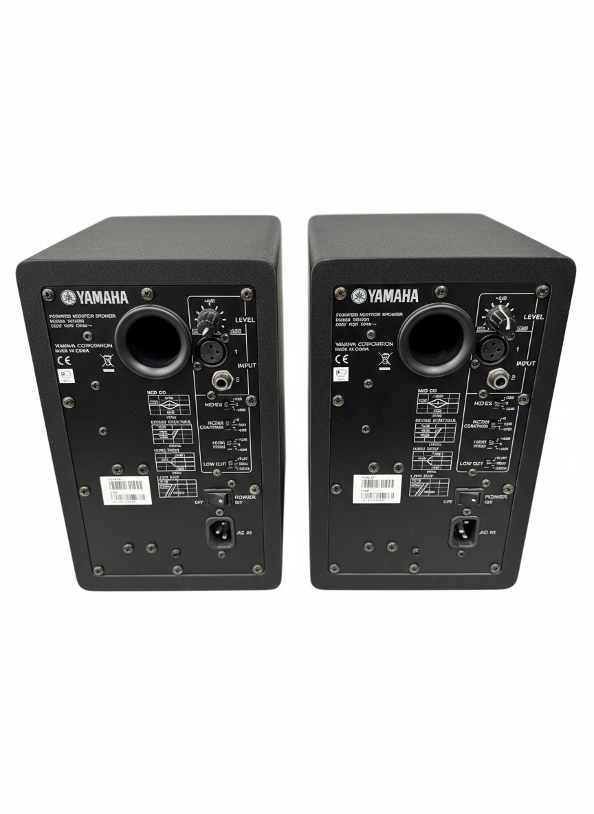 Yamaha HS50M Paar Schwarz, Bi-amplified Nahfeld-Studiomonitore, 5 | Zustand: Gut | Farbe: schwarz – Bild 4
