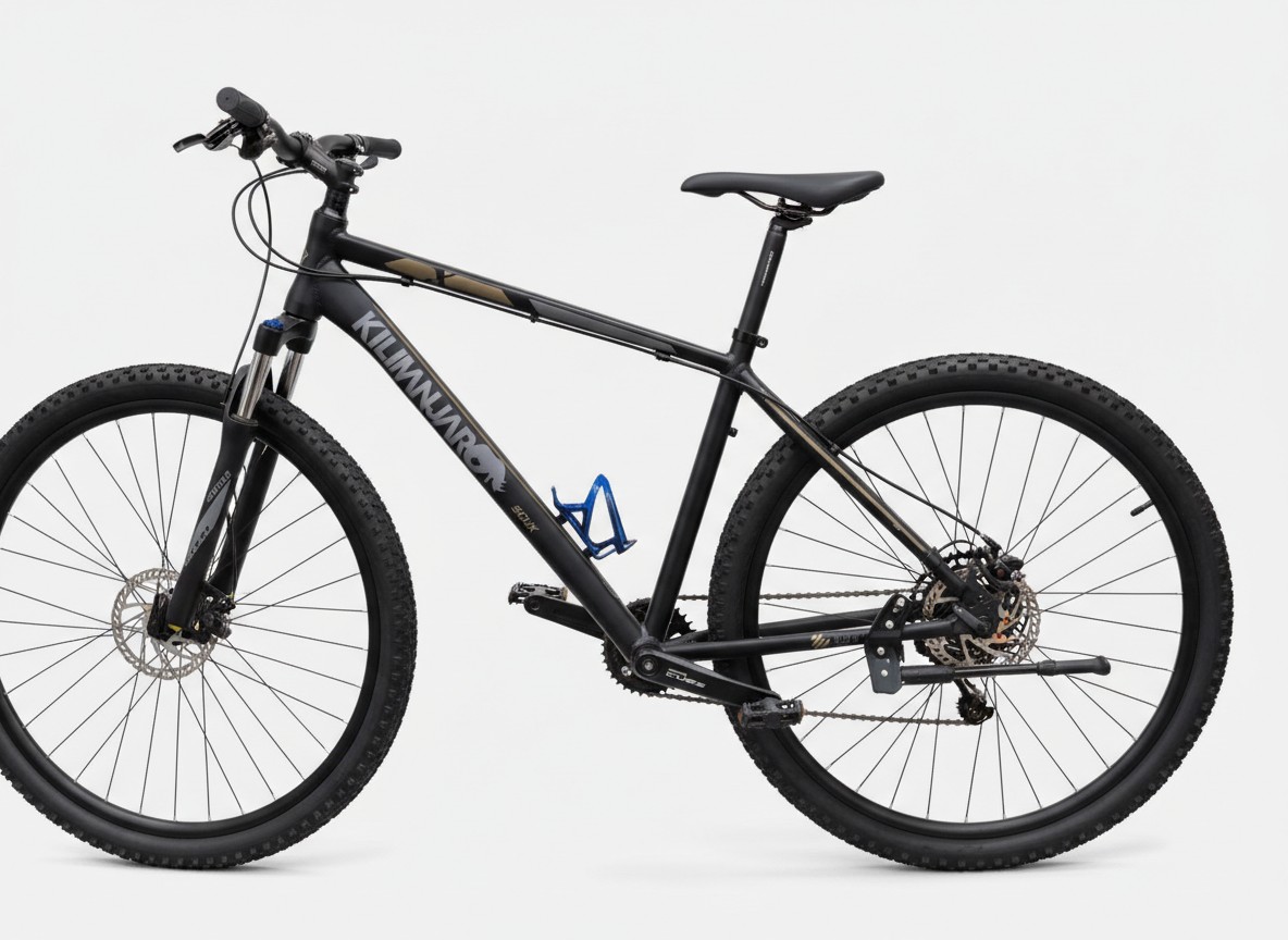 Kilimanjaro Sioux MTB Schwarz, Mountainbike, Rahmenhöhe 48cm, Scheibenbremsen, Rechnung vorhanden. – Bild 2