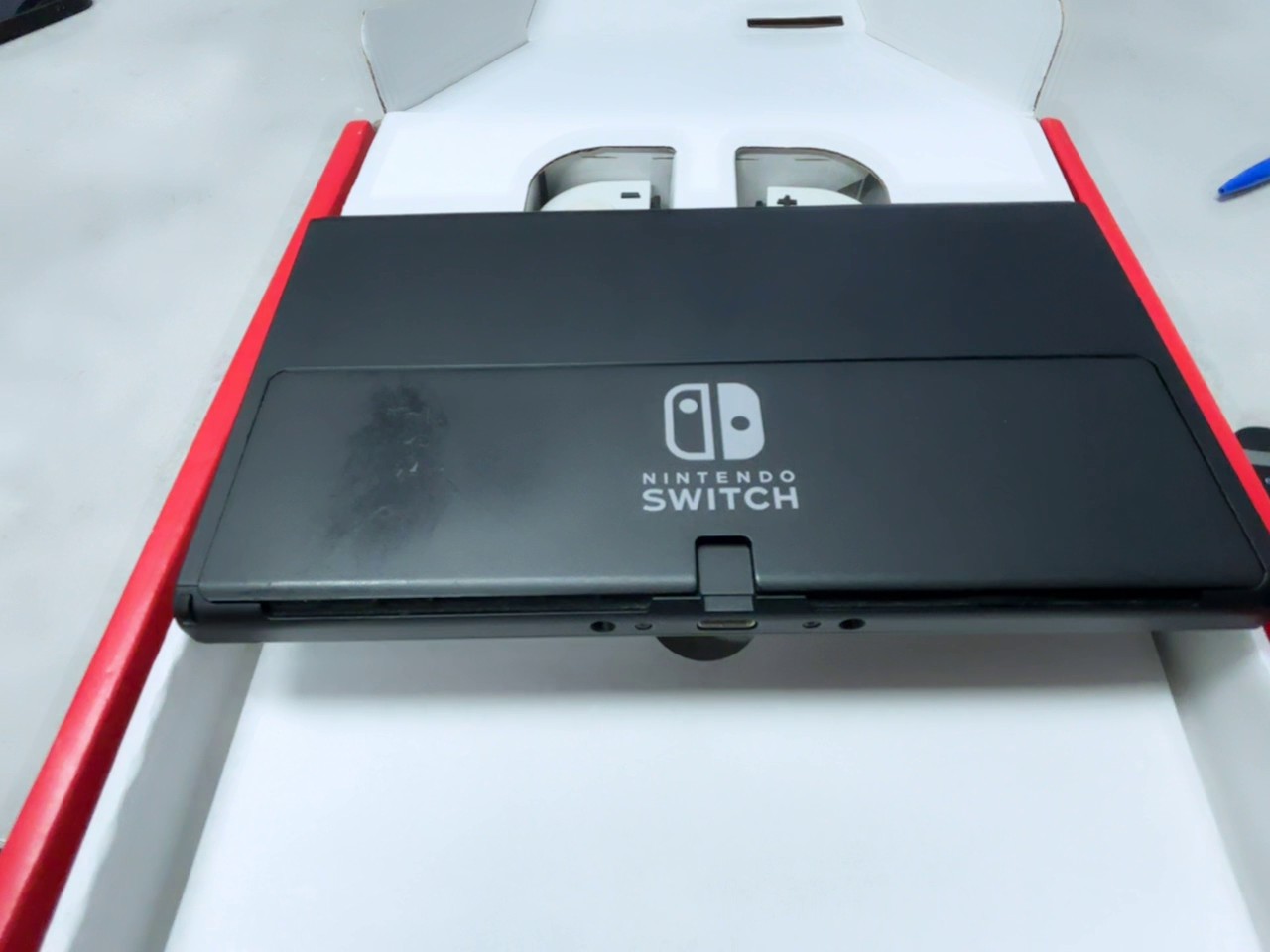 Nintendo Switch OLED, In Originalverpackung (OVP) | Zustand:: Gut | Farbe: schwarz – Bild 3
