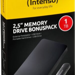 Intenso Memory Drive Bonuspack, Schwarz, 2.5", 1tb, Usb 3.0 Micro-b, ovp | Zustand: Neu